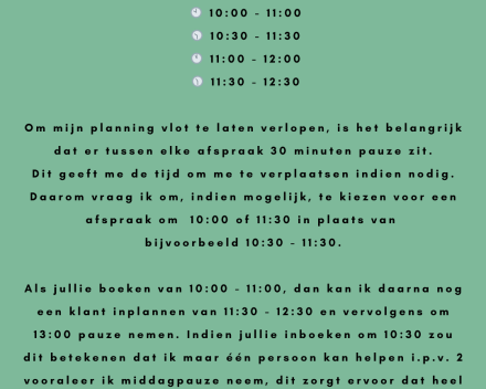 Tijdslot kiezen